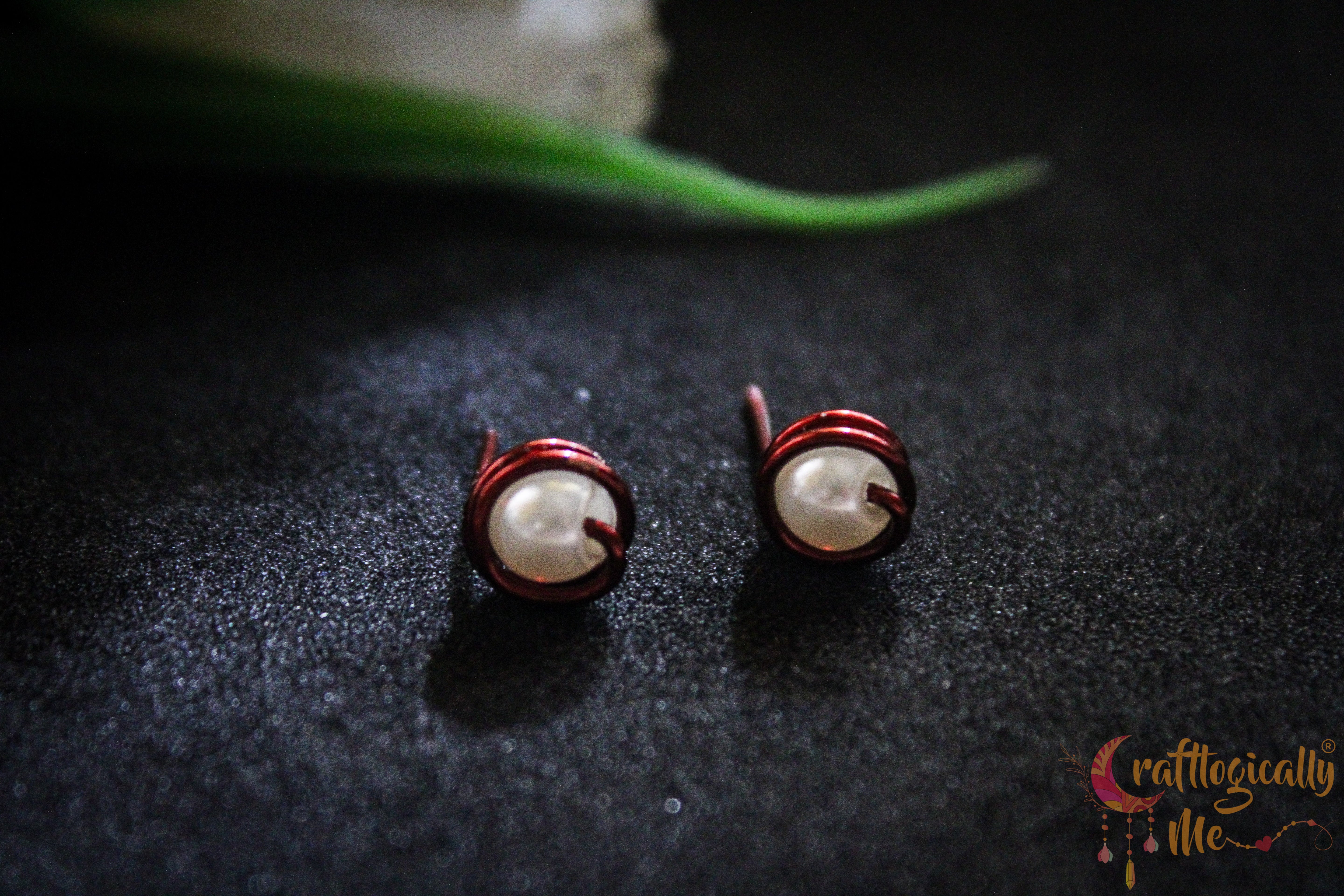 Classic Pearl Combo – Handmade Anti-Tarnish Copper Earrings Set