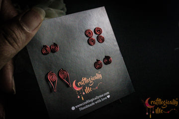 Swirl It Up Combo – Handmade Anti-Tarnish Copper Earrings Set