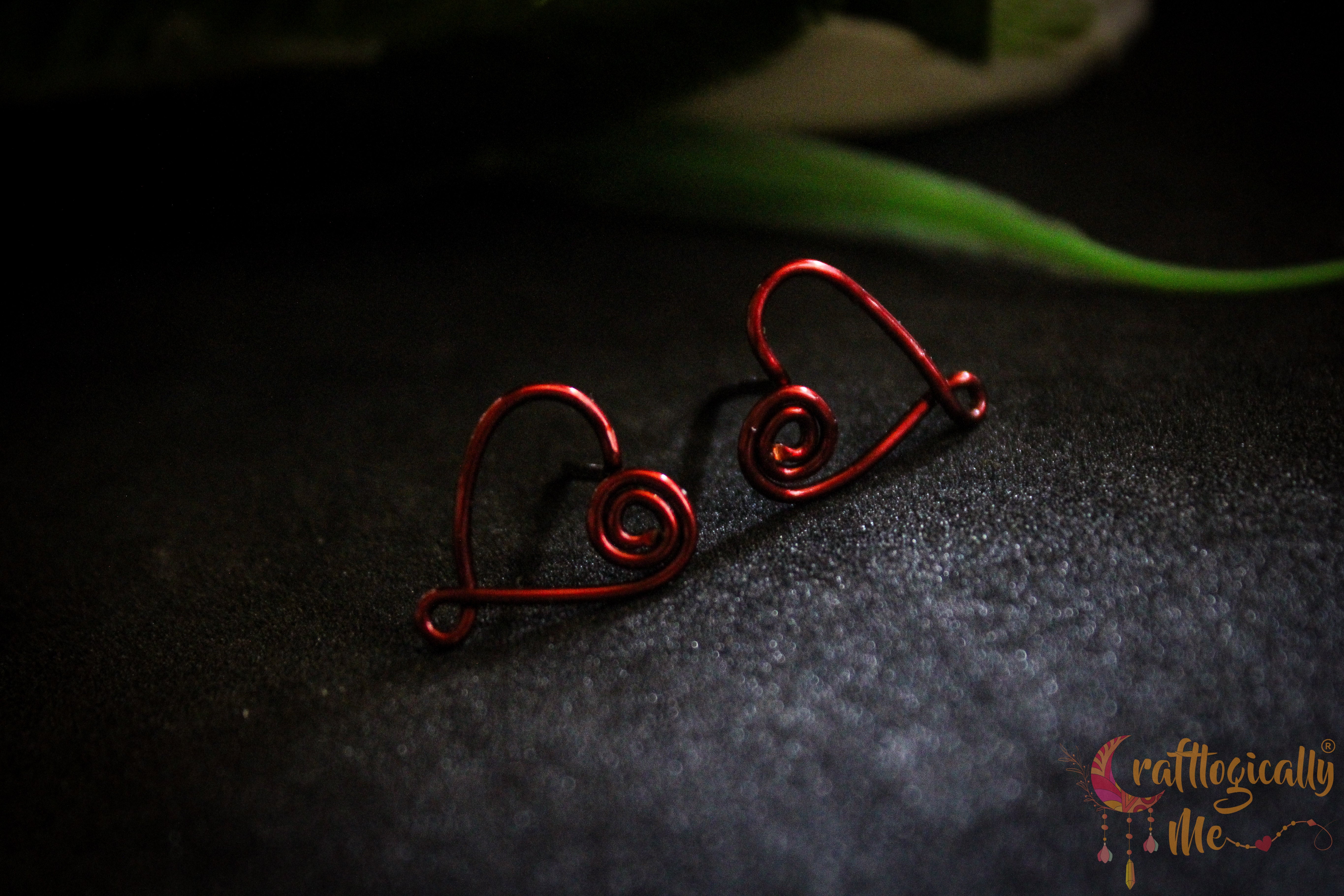Love in the Air Combo – Handmade Anti-Tarnish Copper Heart Earrings