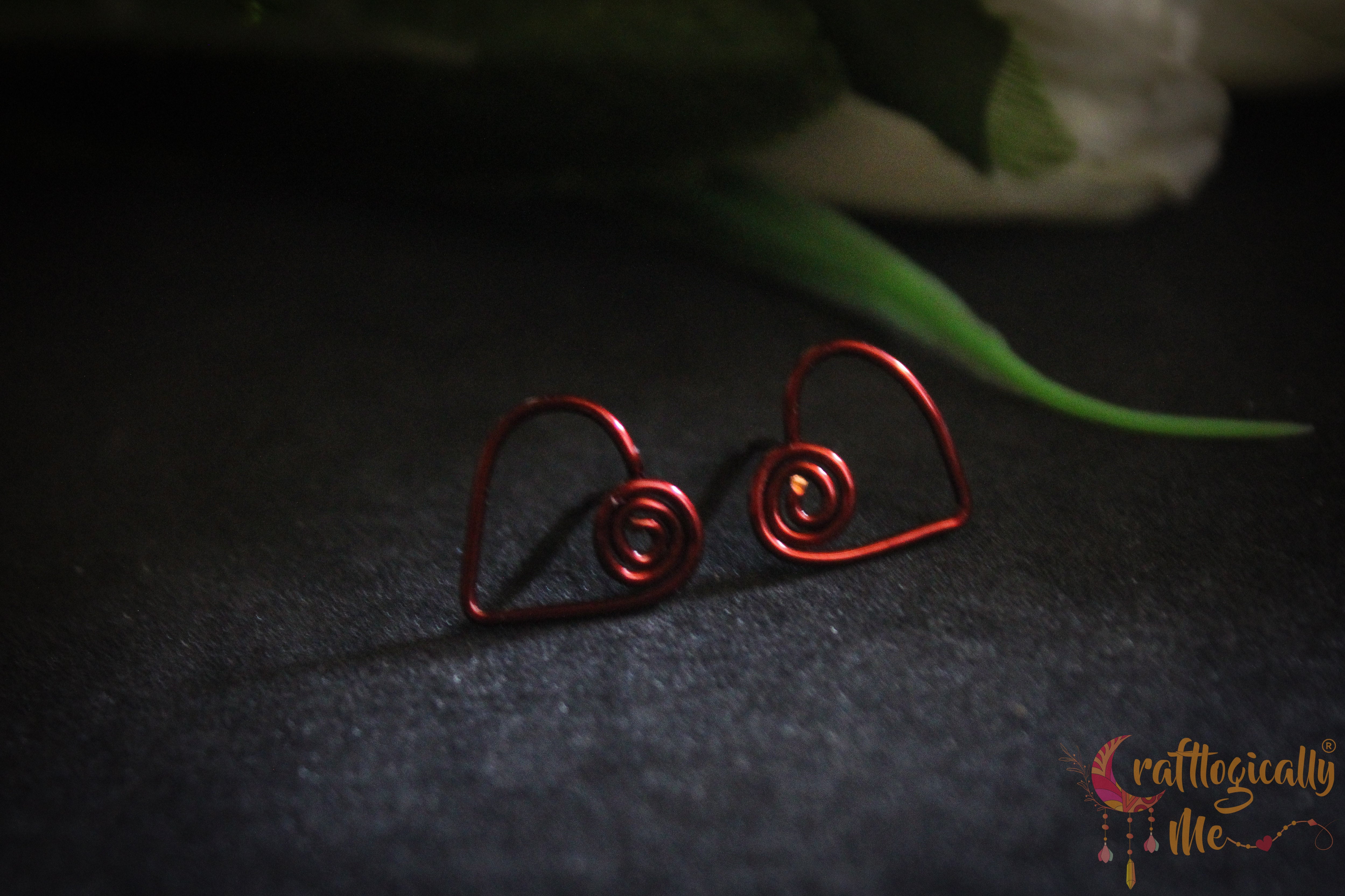 Love in the Air Combo – Handmade Anti-Tarnish Copper Heart Earrings