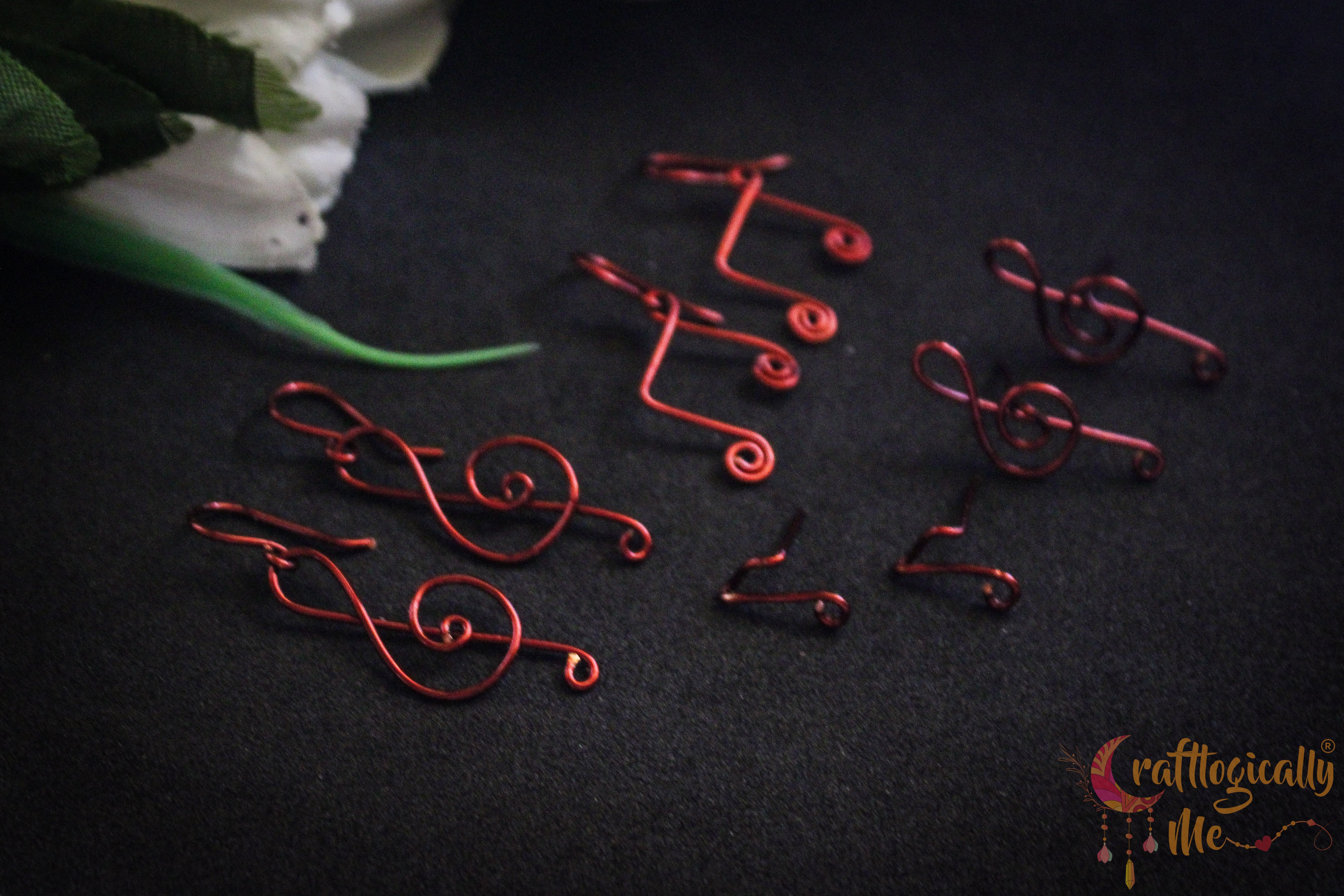 Musical Combo – Handmade Anti-Tarnish Copper Music-Inspired Earrings