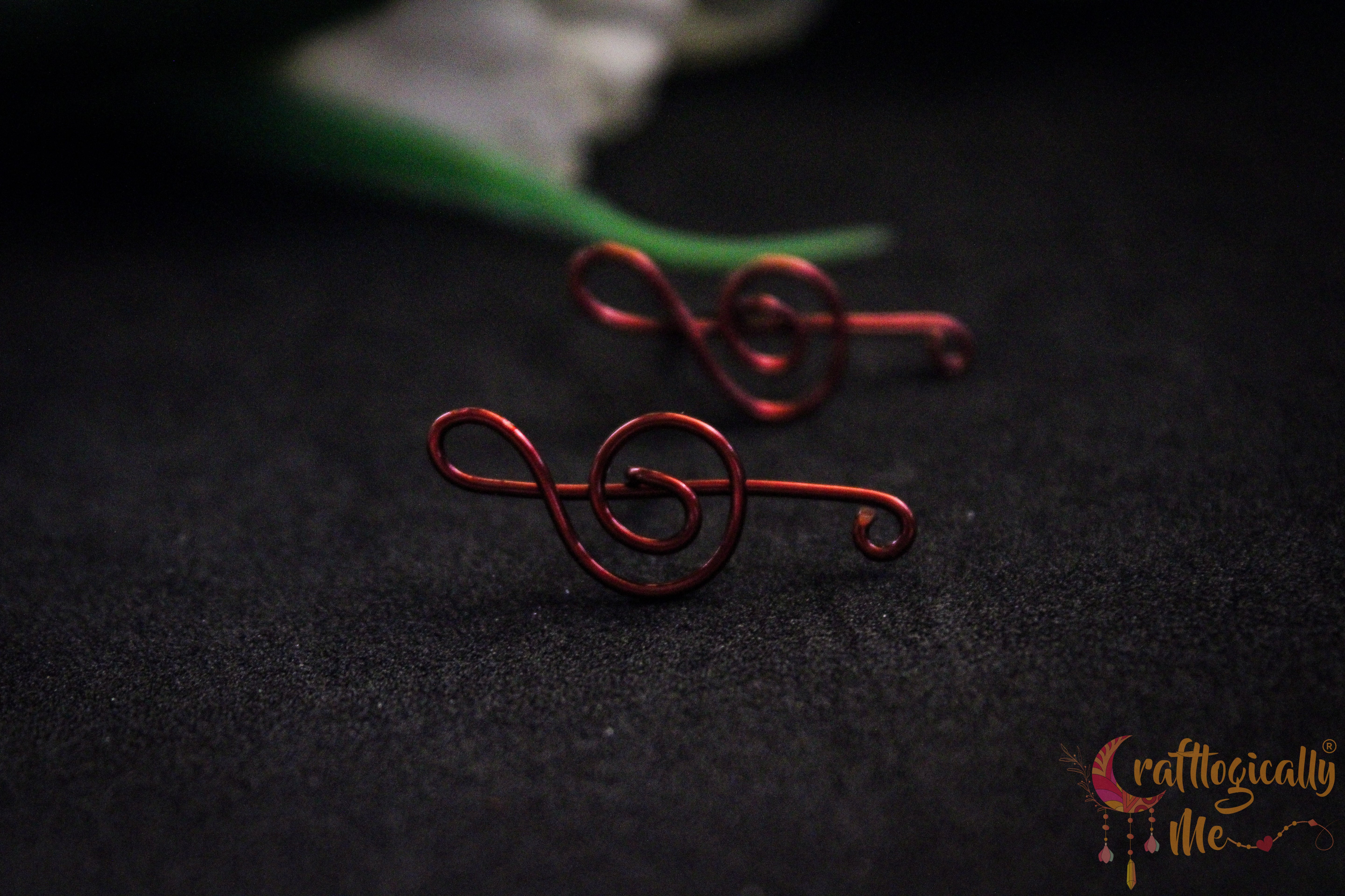Musical Combo – Handmade Anti-Tarnish Copper Music-Inspired Earrings
