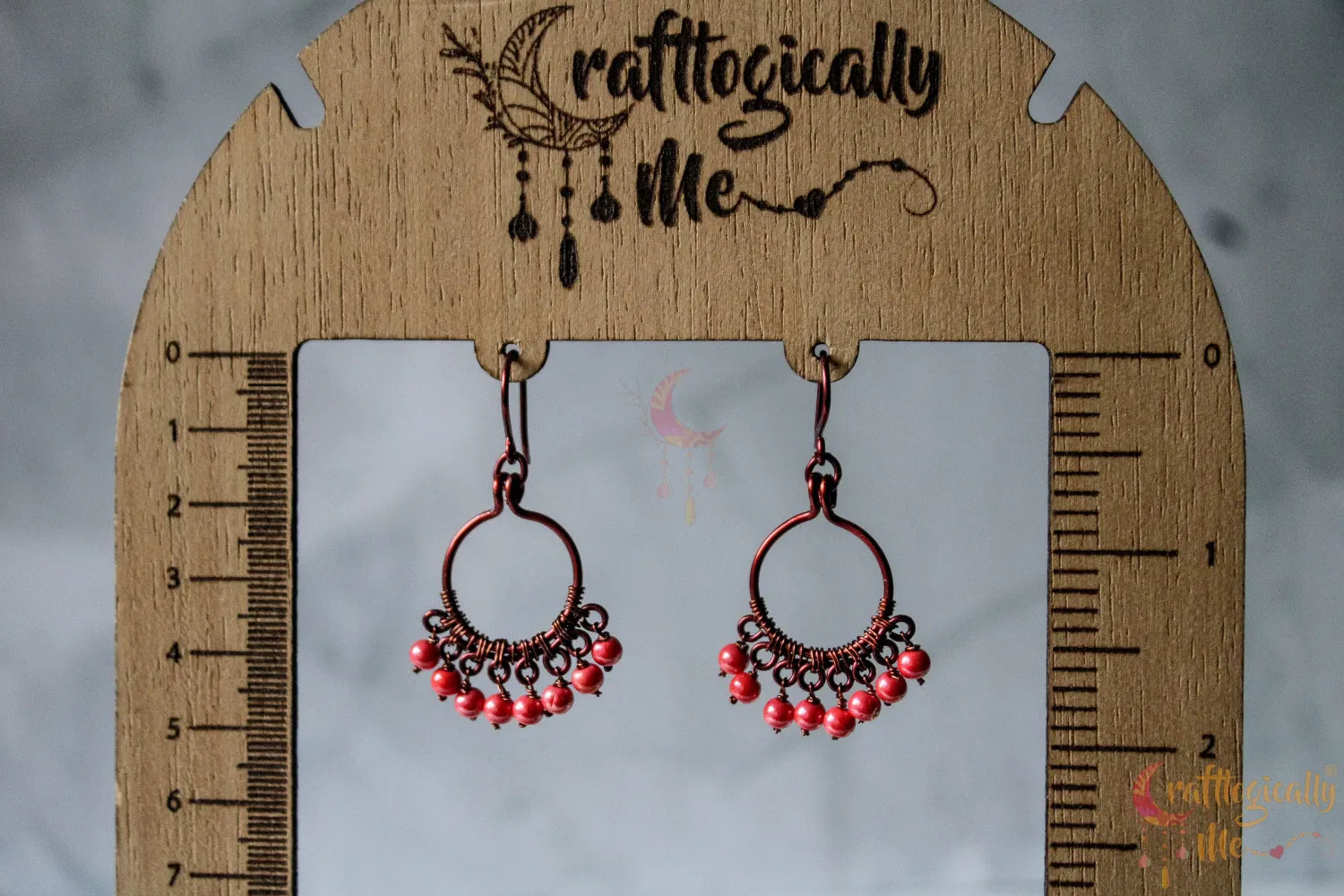 Loop and Drop Earrings – Handmade Wire Wrapped Dangle Jewelry