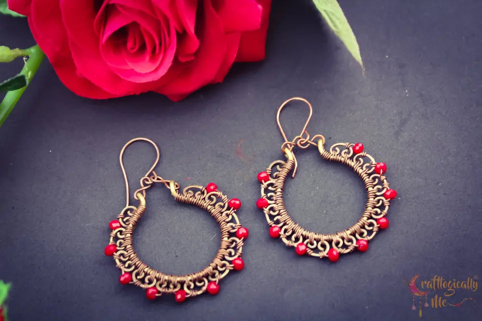 Wire Hoop Earrings - handmade Classic Jewelry