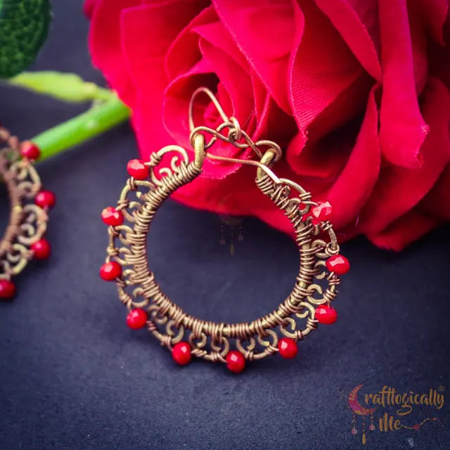 Wire Hoop Earrings - handmade Classic Jewelry