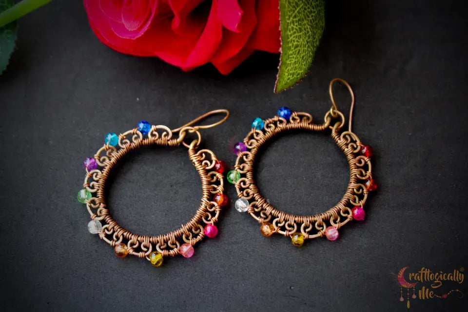 Wire Hoop Earrings - handmade Classic Jewelry