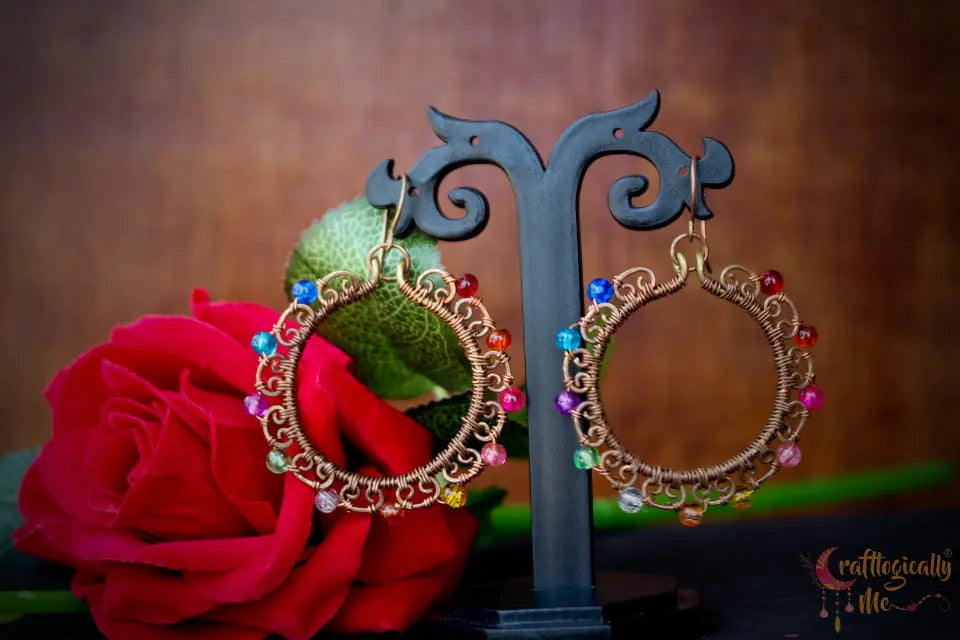 Wire Hoop Earrings - handmade Classic Jewelry