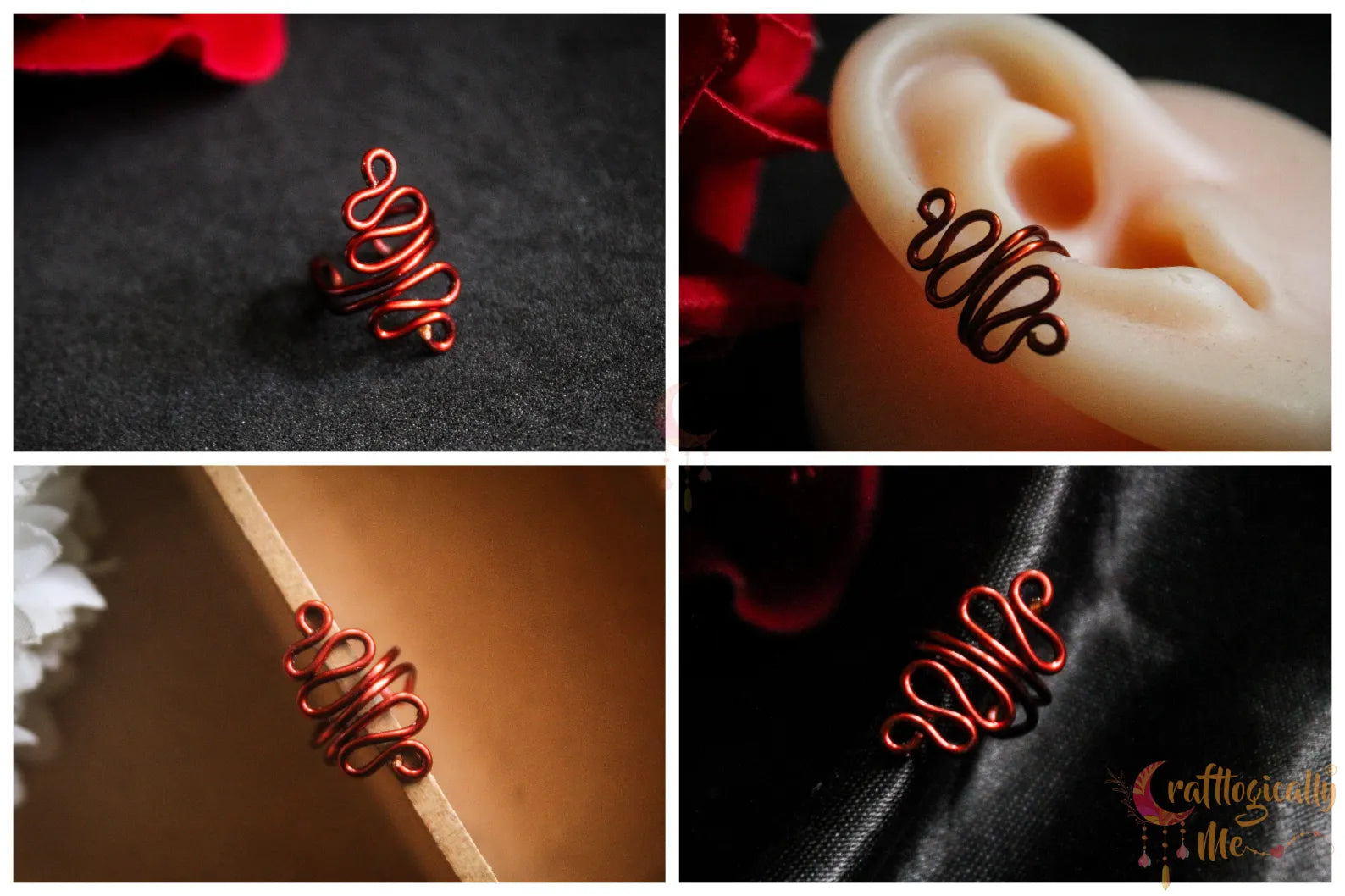 Snake Ear Cuff – Handmade Anti-Tarnish Copper Jewelry