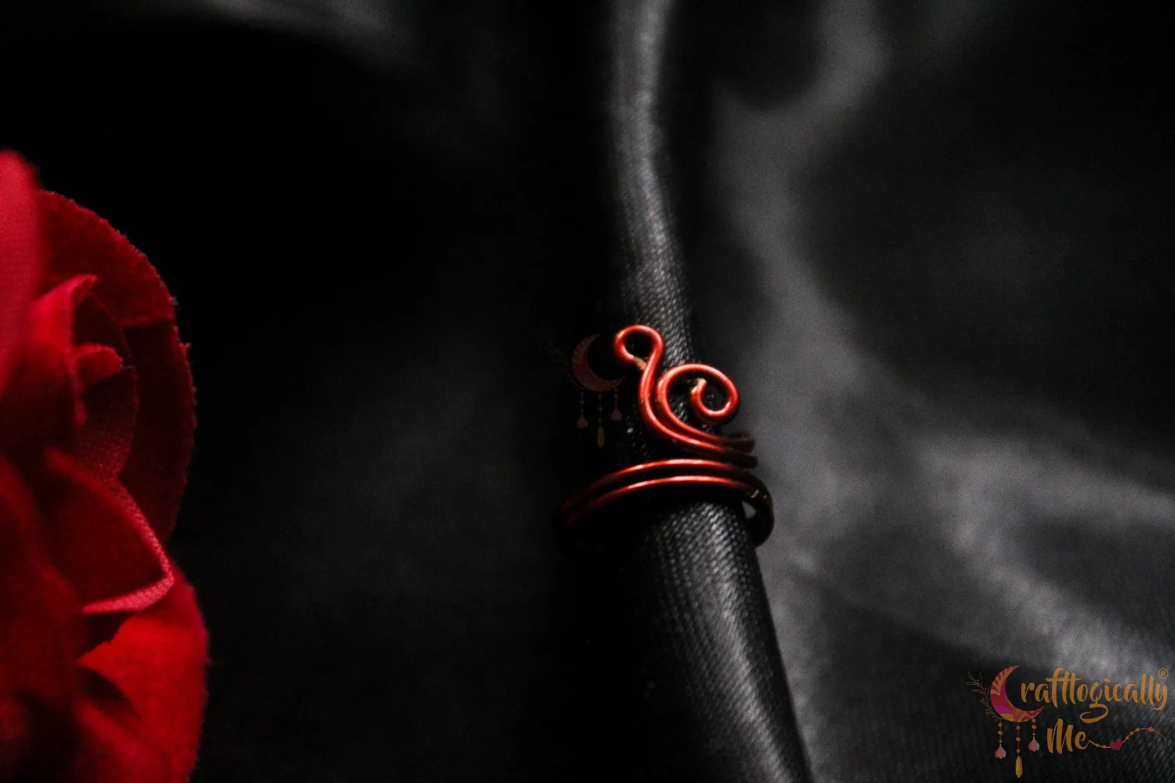 Swirly Ear Cuff – Handmade Anti-Tarnish Copper Jewelry