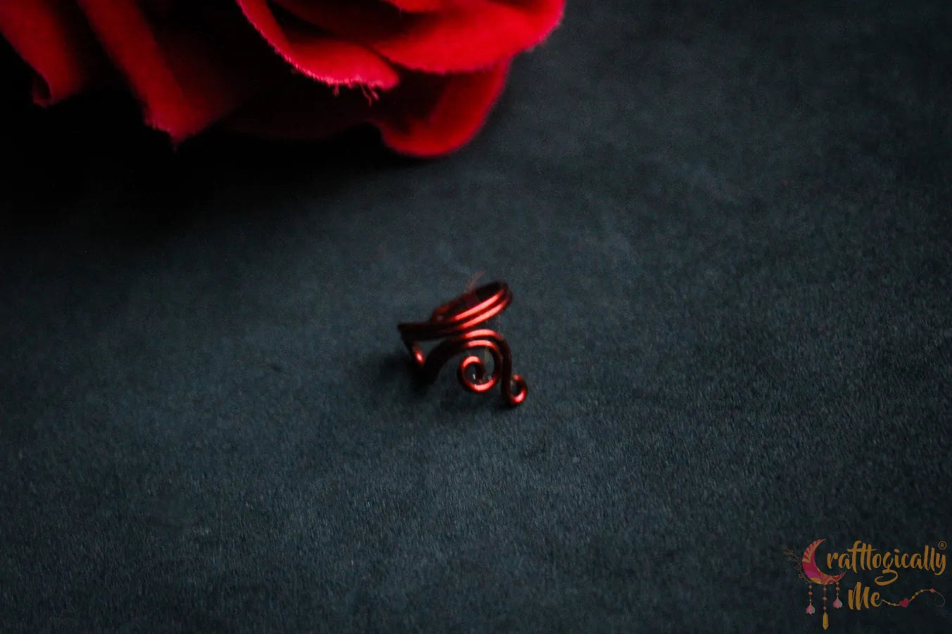 Swirly Ear Cuff – Handmade Anti-Tarnish Copper Jewelry
