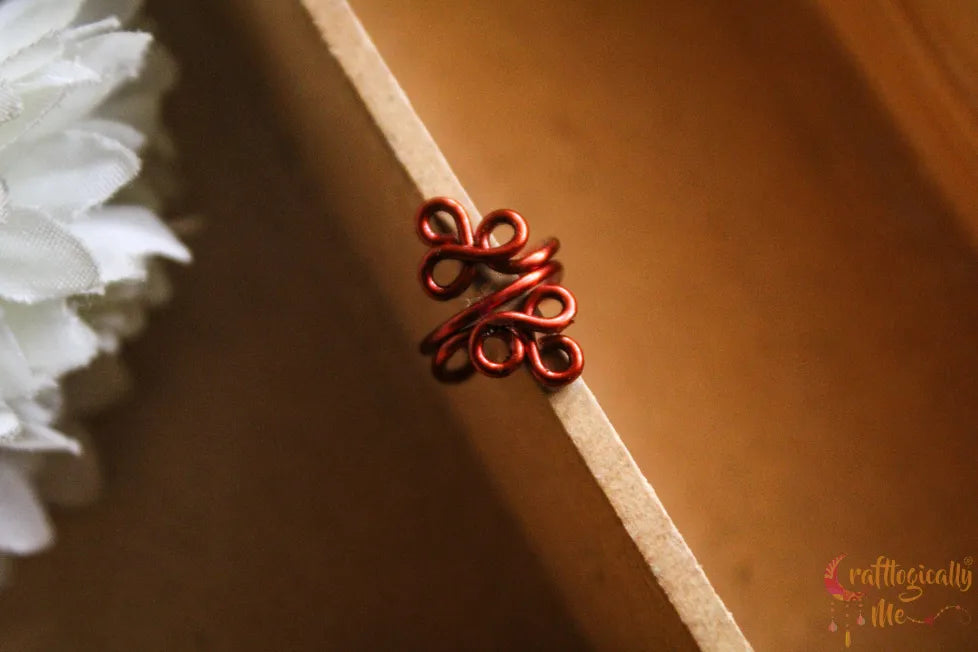 Tri Flower Ear Cuff – Handmade Anti-Tarnish Copper Jewelry