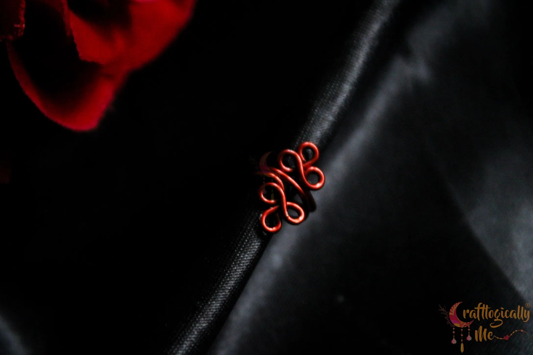 Tri Flower Ear Cuff – Handmade Anti-Tarnish Copper Jewelry