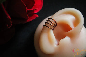 Stacked Ear Cuff – Handmade Anti-Tarnish Copper Jewelry