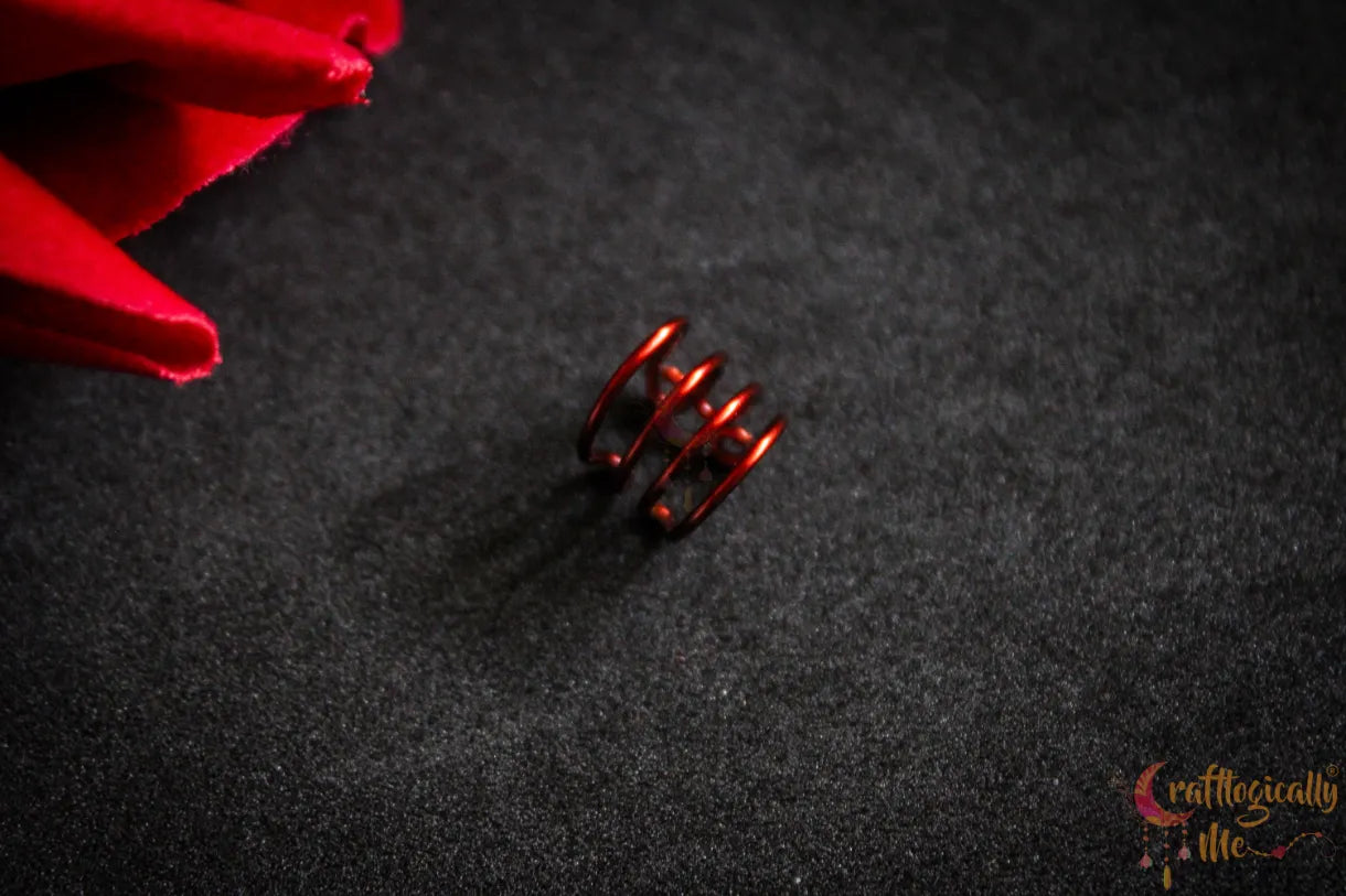 Stacked Ear Cuff – Handmade Anti-Tarnish Copper Jewelry