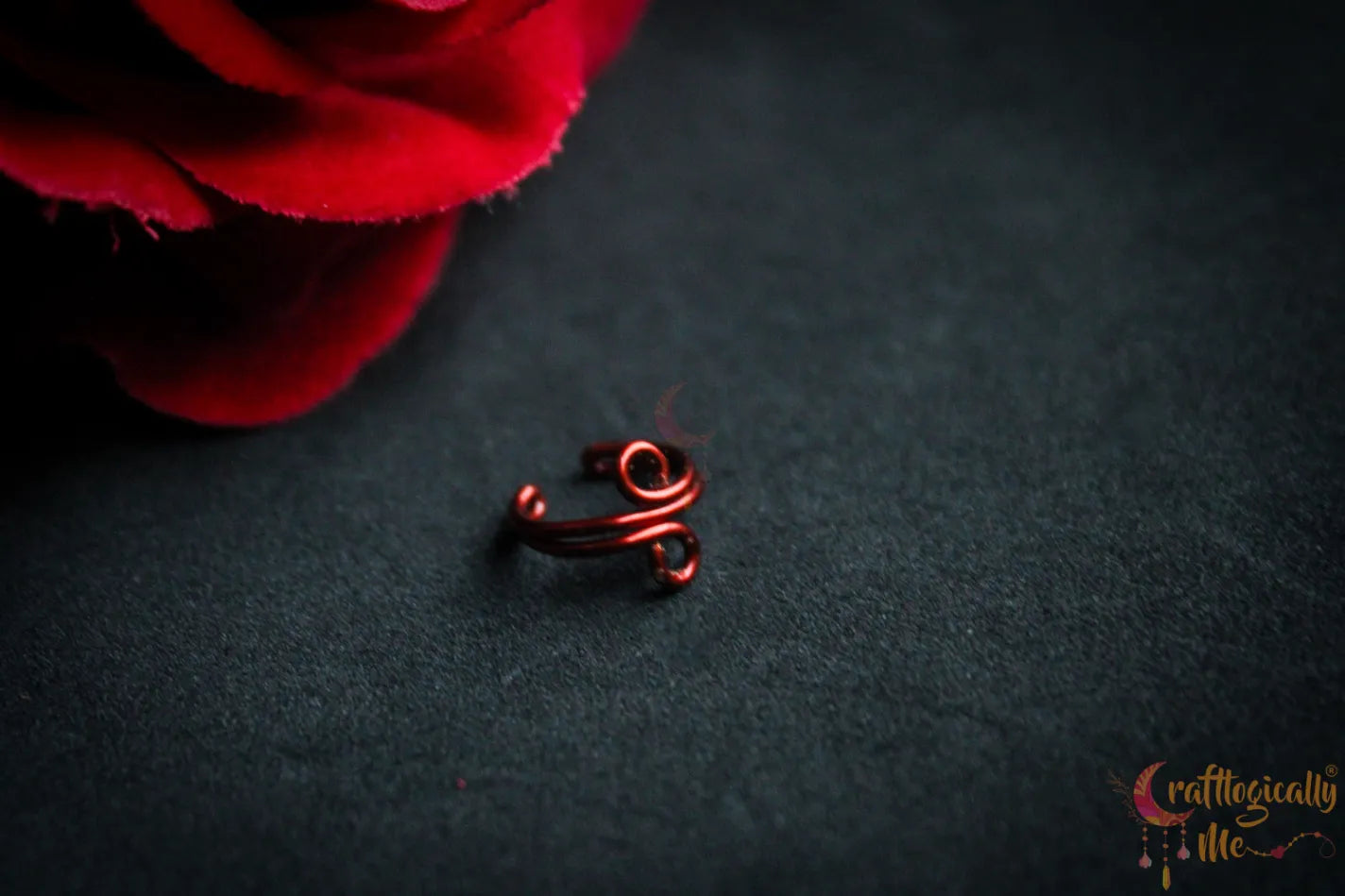 Single Loop Ear Cuff – Handmade Anti-Tarnish Copper Jewelry