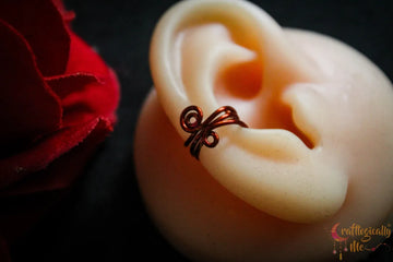 Layered Ear Cuff – Handmade Anti-Tarnish Copper Jewelry