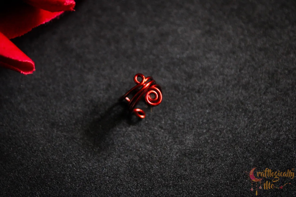 Layered Ear Cuff – Handmade Anti-Tarnish Copper Jewelry