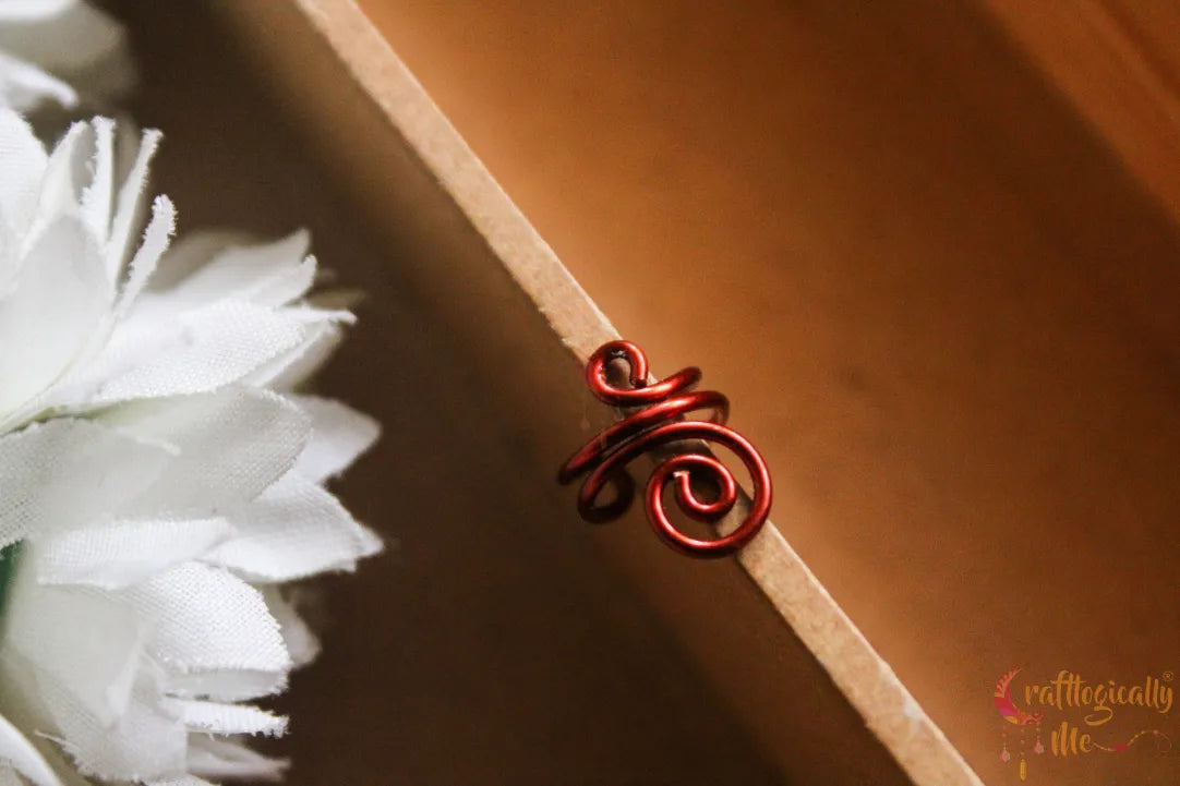 Big Swirl Ear Cuff – Handmade Anti-Tarnish Copper Jewelry