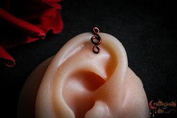 Triple Loop Ear Cuff – Handmade Anti-Tarnish Copper Jewelry