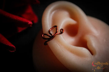Butterfly Ear Cuff – Handmade Anti-Tarnish Copper Jewelry