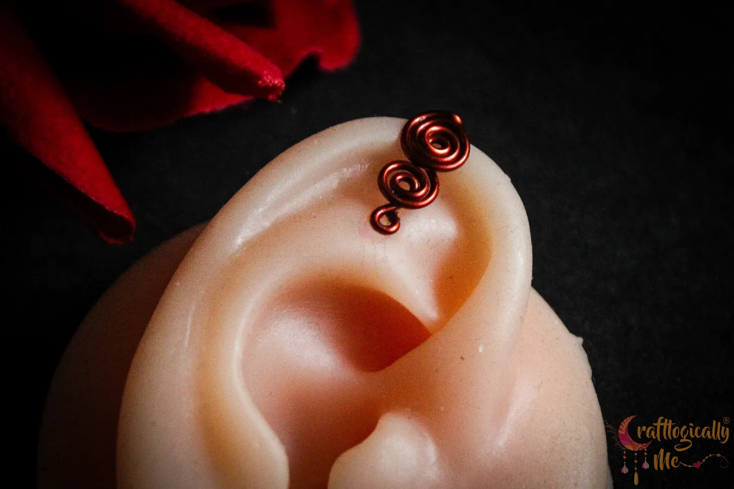 Swirl It Up Ear Cuff – Handmade Anti-Tarnish Copper Jewelry