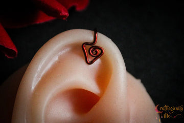 Triangle Ear Cuff – Handmade Anti-Tarnish Copper Jewelry