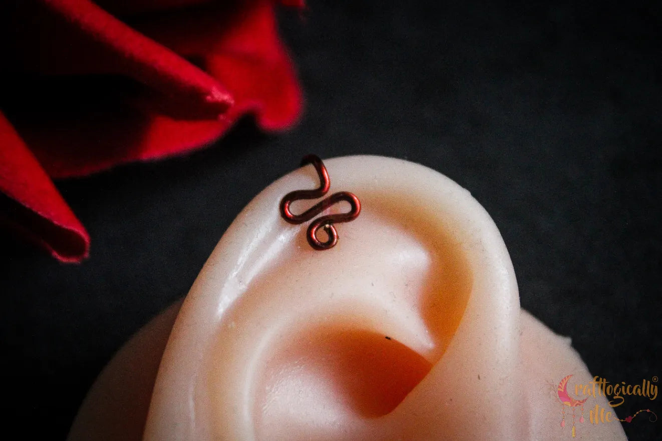 Flow Ear Cuff – Handmade Anti-Tarnish Copper Jewelry