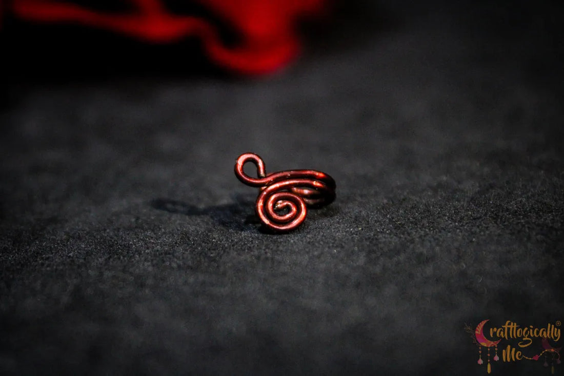 Flourish Nose Cuff – Handmade Anti-Tarnish Copper Jewelry