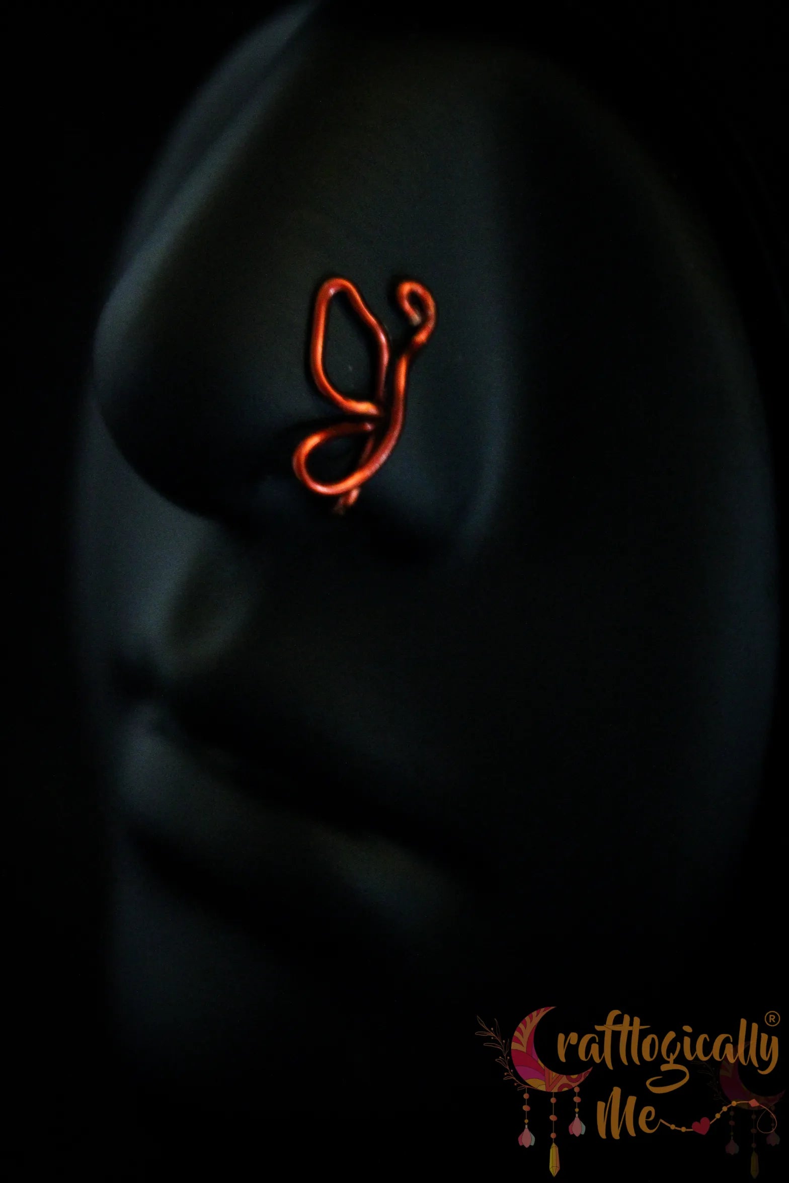 Butterfly Nose Cuff – Handmade Anti-Tarnish Copper Jewelry