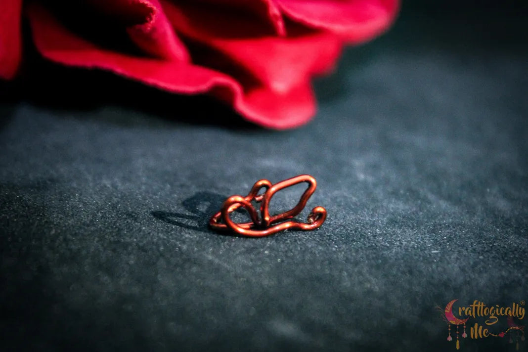 Butterfly Nose Cuff – Handmade Anti-Tarnish Copper Jewelry