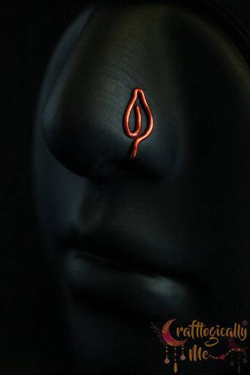 Leaf Nose Cuff – Handmade Anti-Tarnish Copper Jewelry