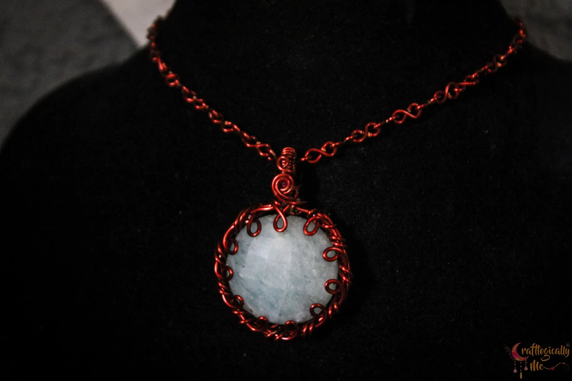 Aquamarine 4-in-1 Gemstone Necklace | Anti-Tarnish Copper Jewelry