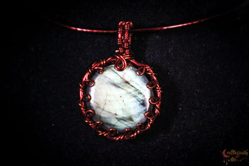 Blue Labradorite Gemstone 4-in-1 Necklace | Anti-Tarnish Copper Jewelry