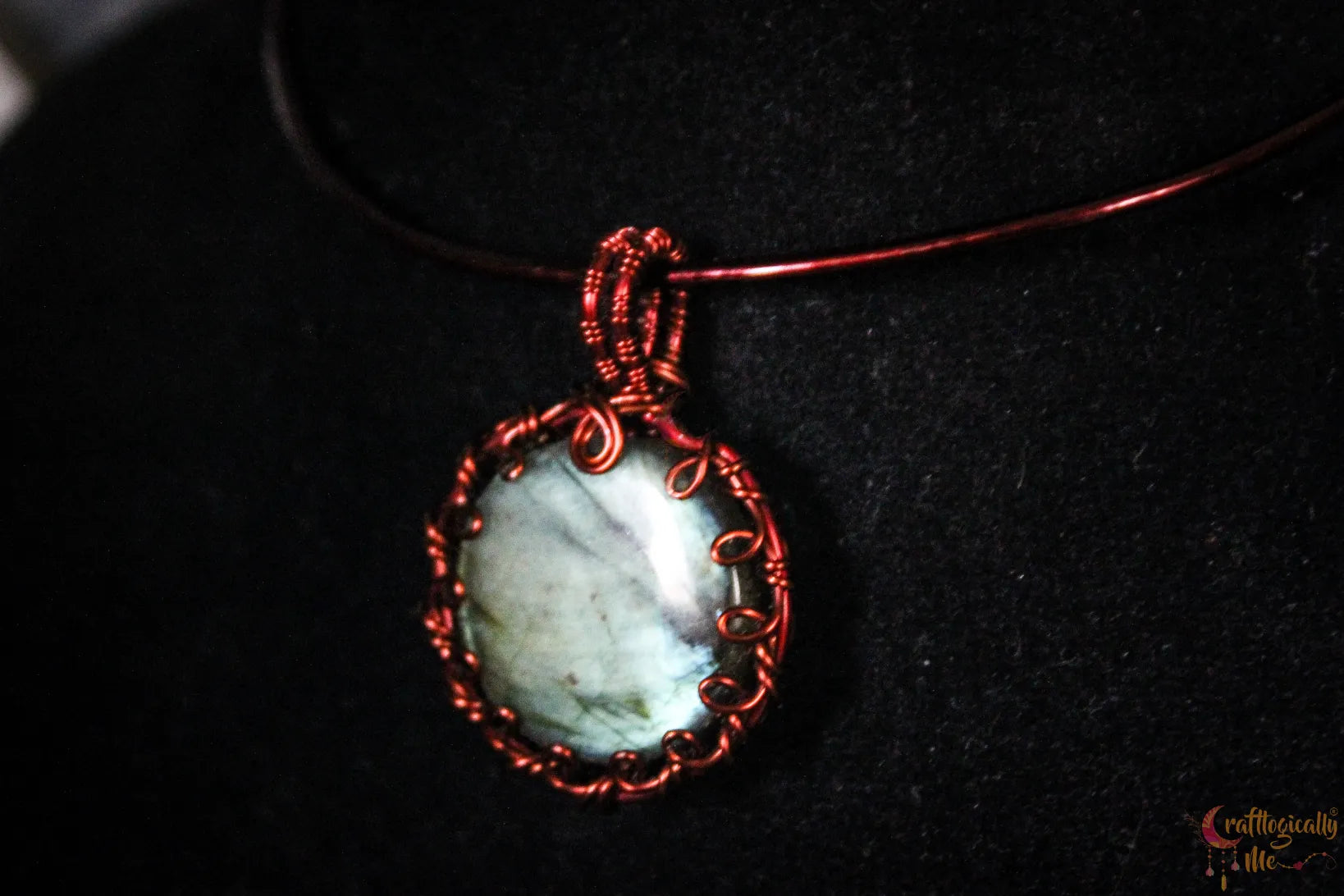 Blue Labradorite Gemstone 4-in-1 Necklace | Anti-Tarnish Copper Jewelry