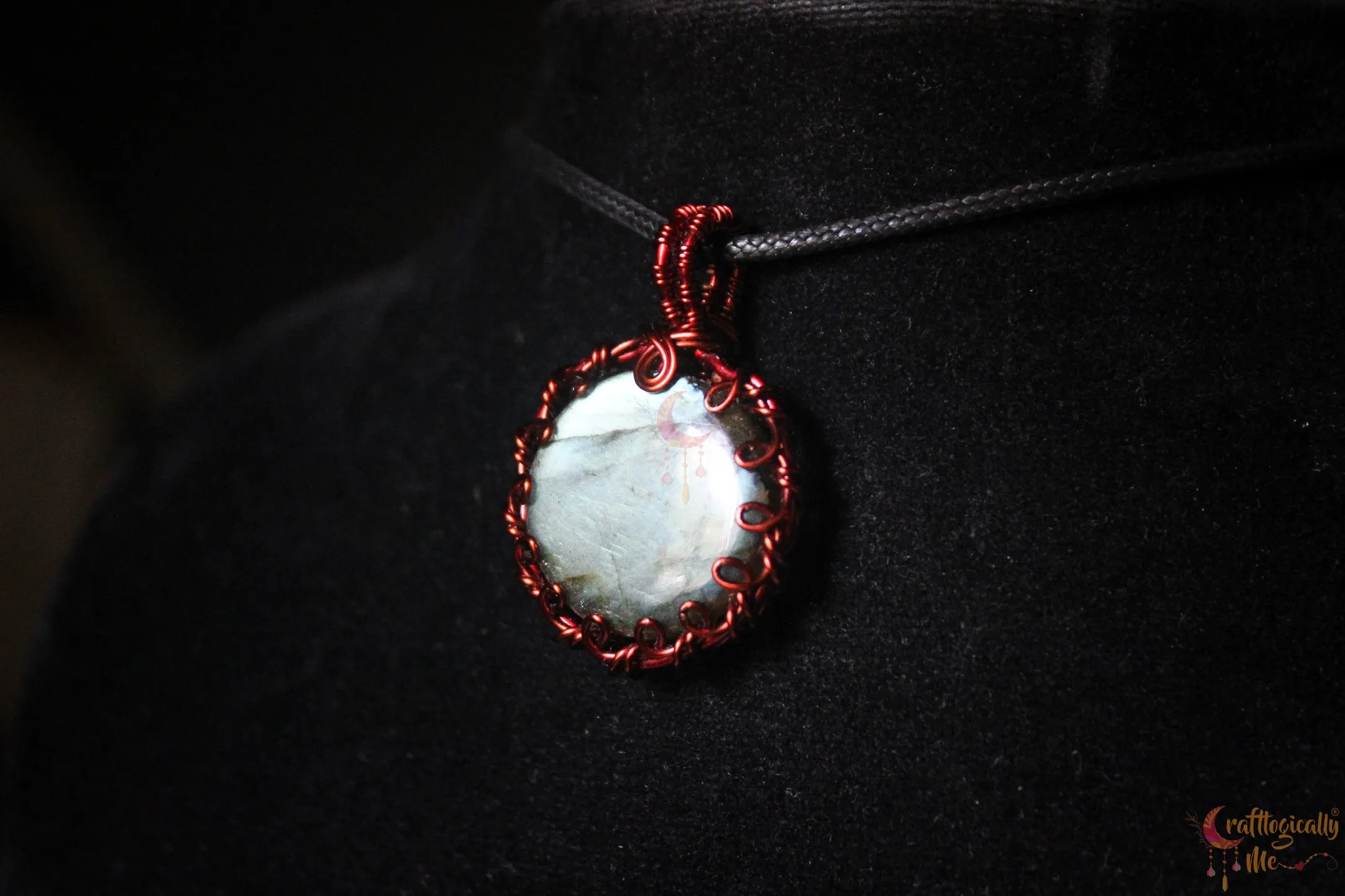 Blue Labradorite Gemstone 4-in-1 Necklace | Anti-Tarnish Copper Jewelry