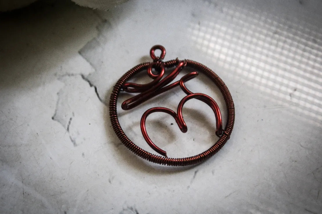 Root Chakra Pendant – LAM Symbol Handmade Meditation Jewelry