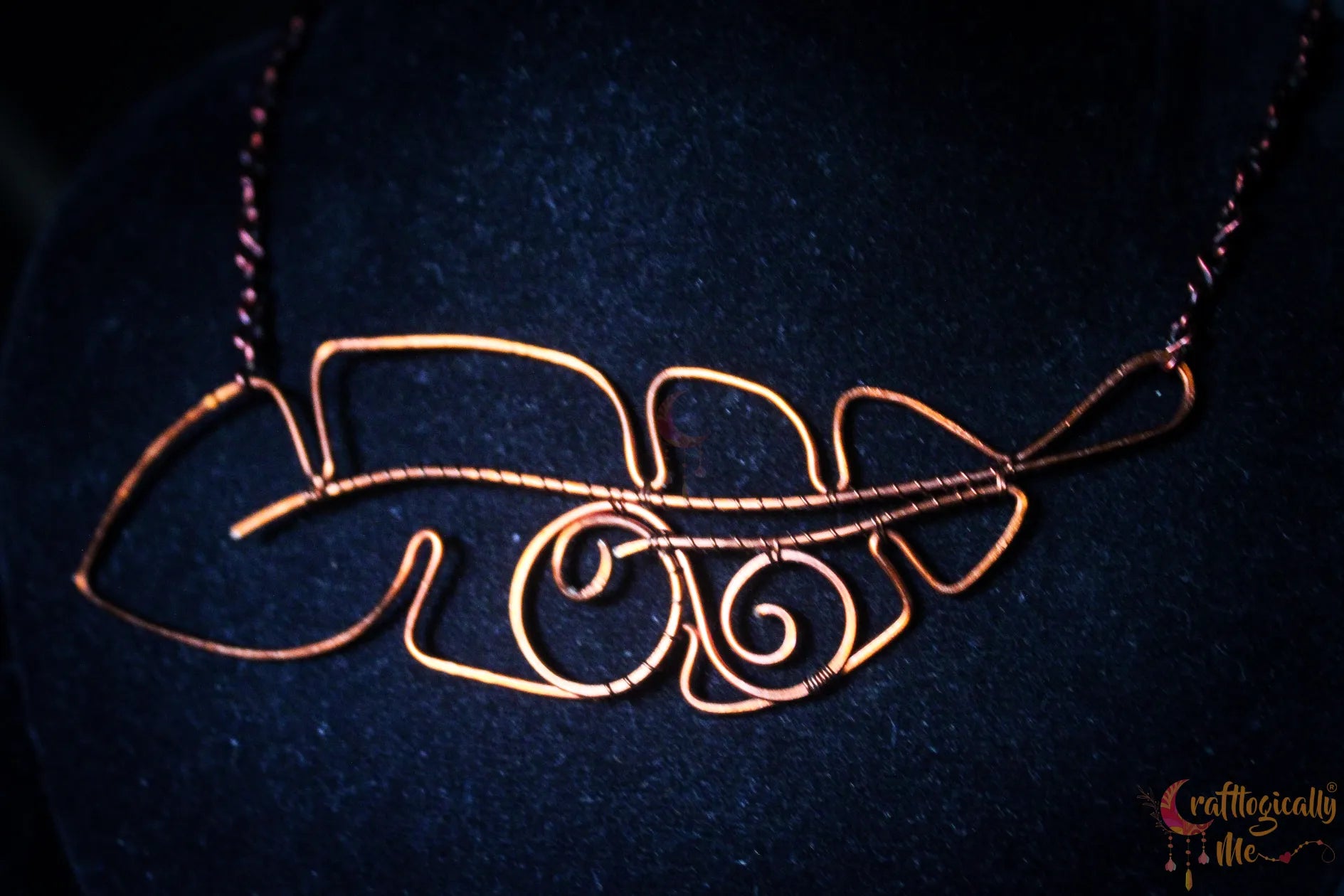 Feather Wire Wrapped Pendant (Styled 2 Ways) – Handmade Anti-Tarnish Copper Jewelry