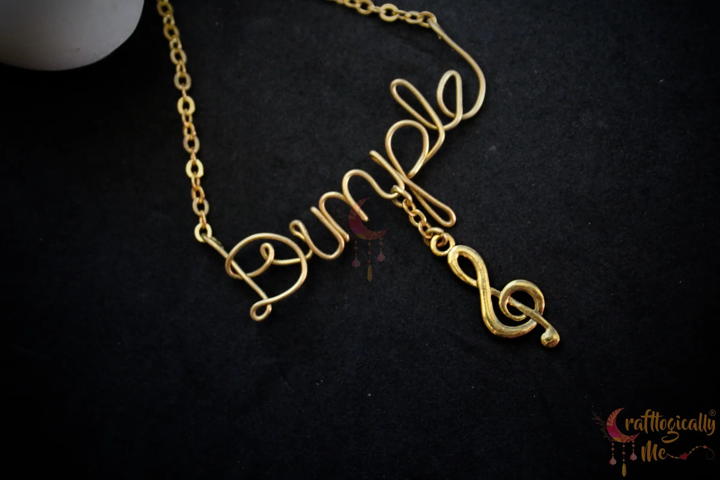 Personalized Wire Name Pendant – Custom Handmade Jewelry