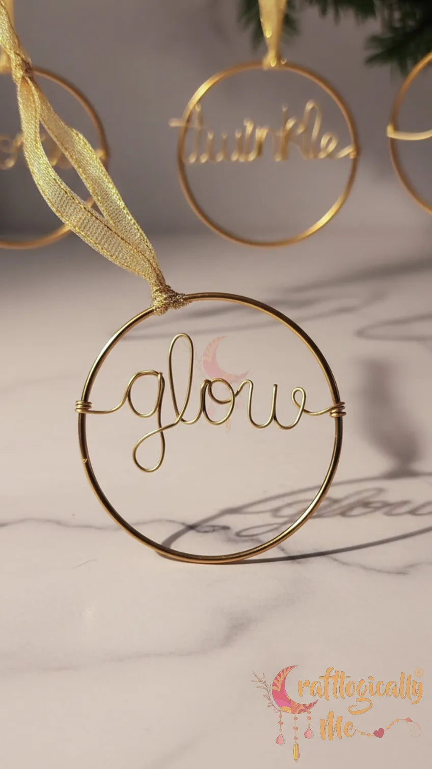Personalized Wire Name Car Hanging – Custom Handmade Car Accessory