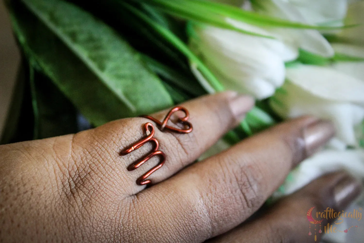 Adjustable Initial Ring – Personalized Jewelry