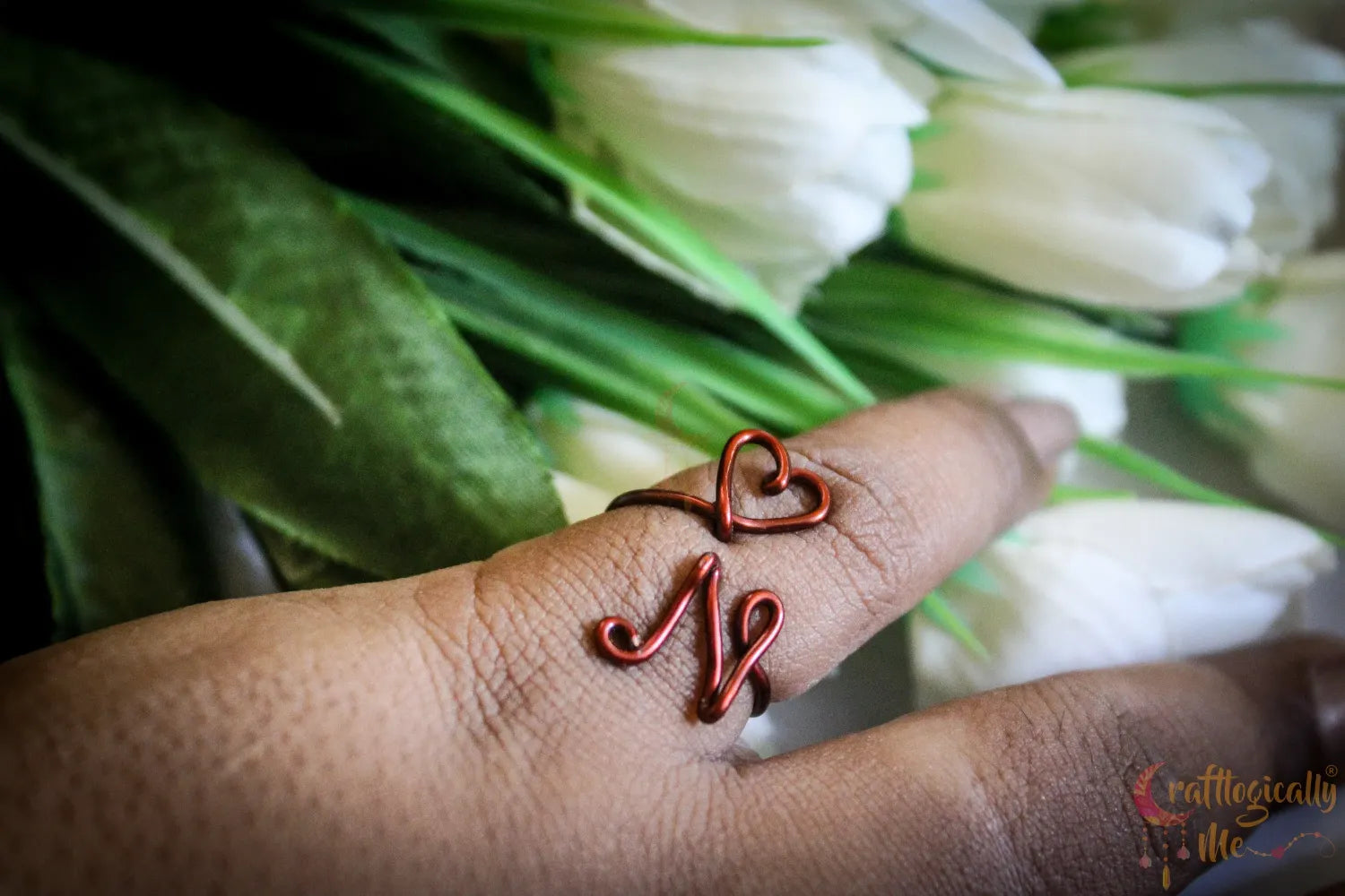 Adjustable Initial Ring – Personalized Jewelry