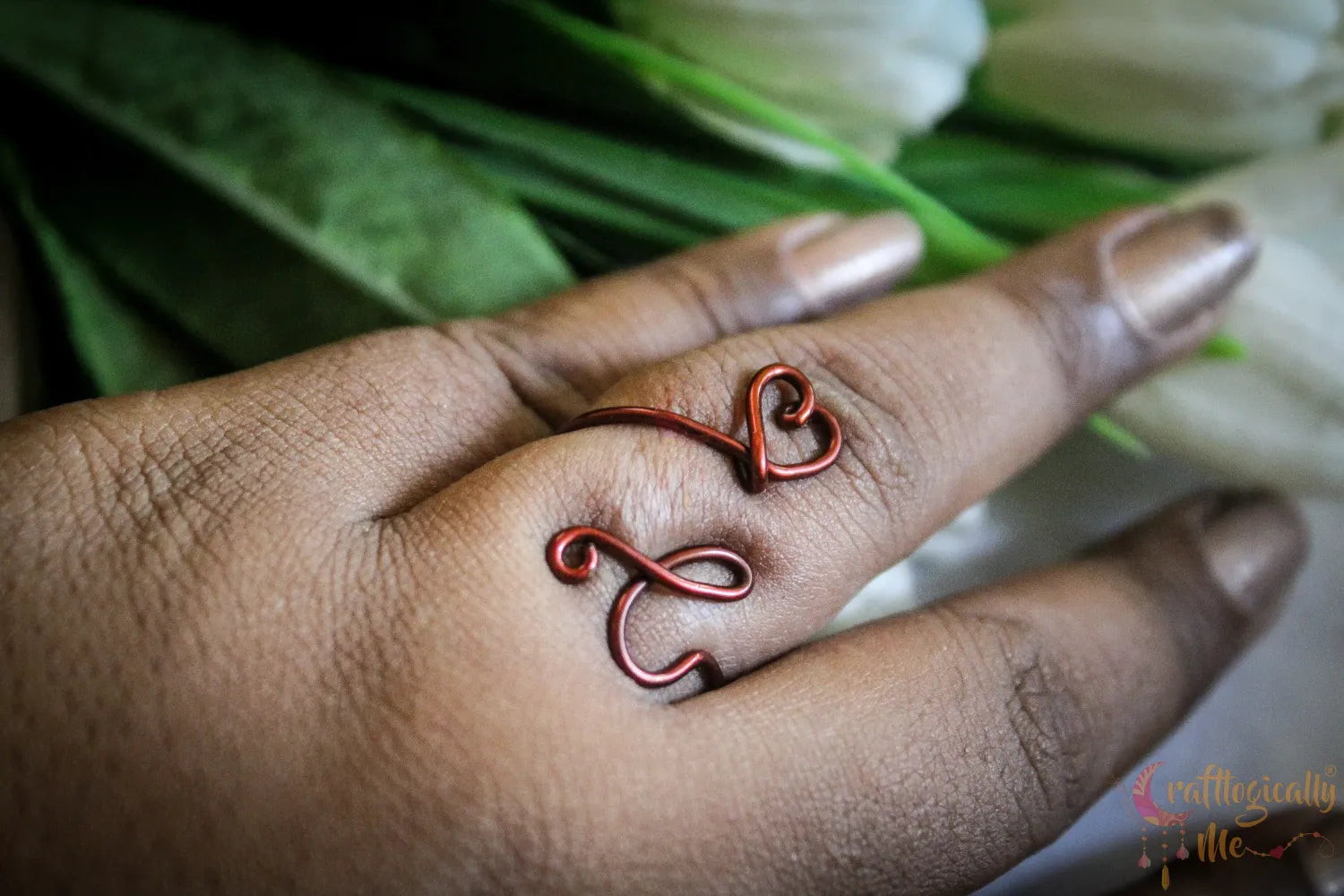 Adjustable Initial Ring – Personalized Jewelry