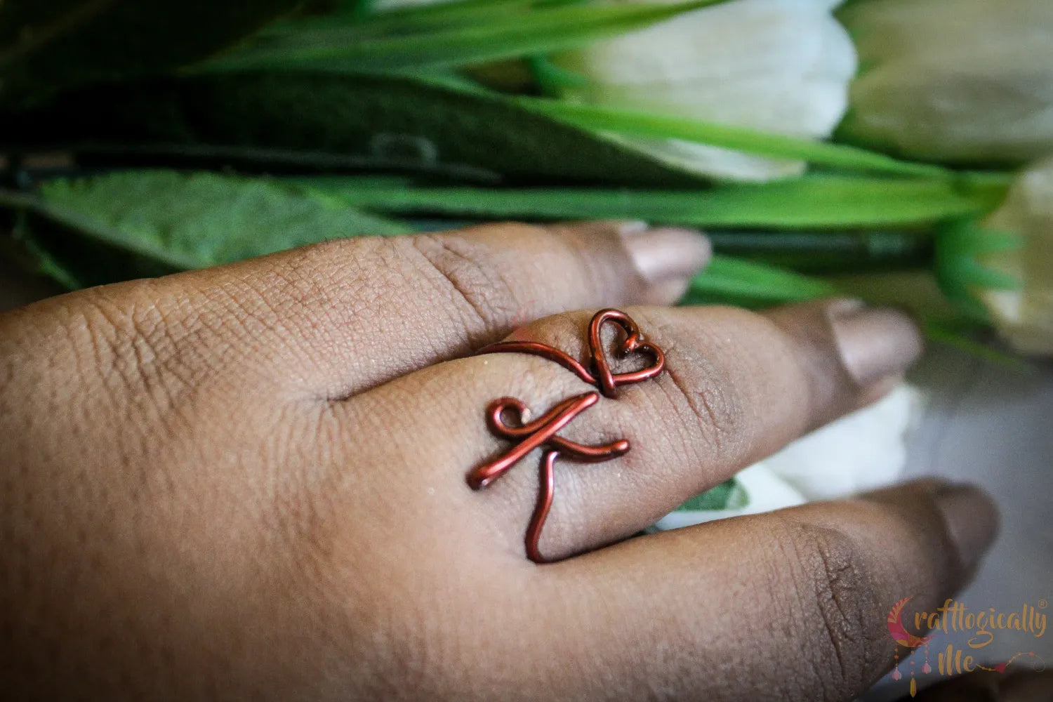 Adjustable Initial Ring – Personalized Jewelry