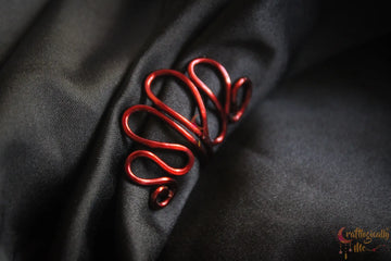 Bloom Adjustable Wire Ring – Handmade Floral Jewelry