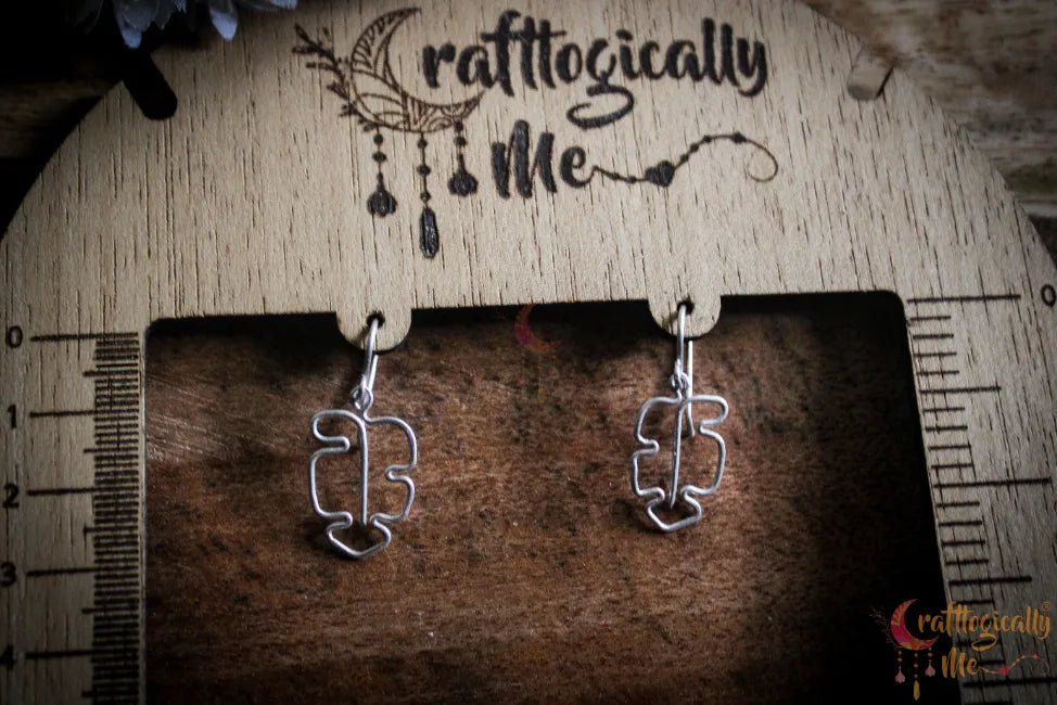 Silver Monstera Leaf Earrings – Fine Silver Handmade Jewelry