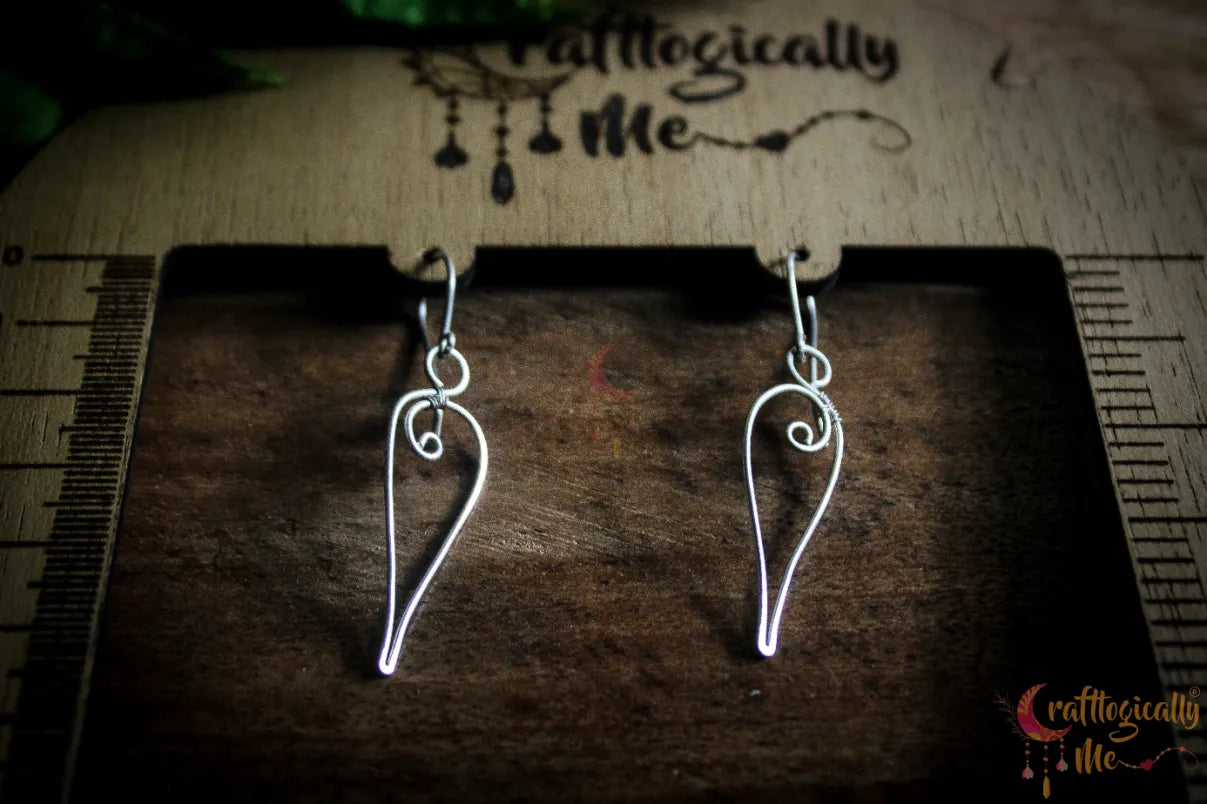 Silver Long Drop Earrings – Fine Silver Handmade Jewelry