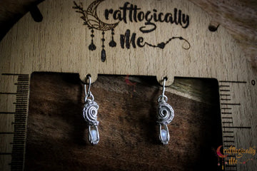 Silver Moonstone Earrings – Fine Silver Handmade Jewelry